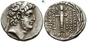 Seleukid Kingdom. Damascus. Demetrios III Eukairos 97-87 BC. Dated S.E. 218=95/4 BC. Tetradrachm AR