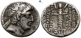 Seleukid Kingdom. Damascus. Demetrios III Eukairos 97-87 BC. Dated SE 217=96/5 BC. Tetradrachm AR