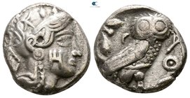 Philistia (Palestine). Uncertain mint circa 450-333 BC. Imitating Athens. Drachm AR