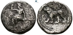 Persia. Alexandrine Empire. Babylon. Seleukos I Nikator 312-281 BC. Struck circa 311-305 BC. Double Shekel AR