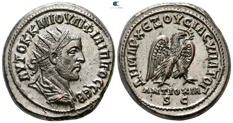 Seleucis and Pieria. Antioch. Philip I Arab AD 244-249. Struck AD 247
Tetradrac...