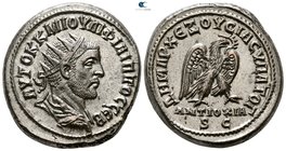 Seleucis and Pieria. Antioch. Philip I Arab AD 244-249. Struck AD 247. Tetradrachm AR