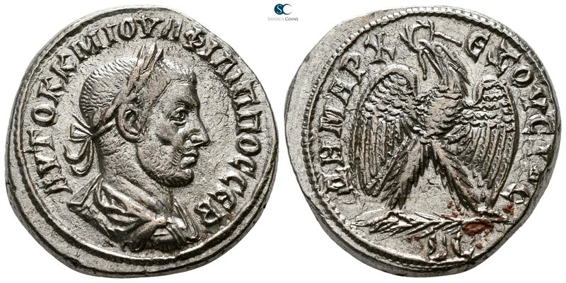 Seleucis and Pieria. Antioch. Philip I Arab AD 244-249. Struck AD 244
Tetradrac...