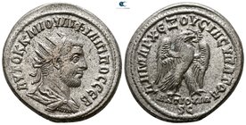 Seleucis and Pieria. Antioch. Philip I Arab AD 244-249. Struck circa AD 249. Billon-Tetradrachm