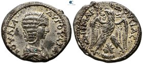 Seleucis and Pieria. Emesa. Julia Domna, wife of Septimius Severus AD 193-217. Tetradrachm AR