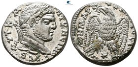Seleucis and Pieria. Laodicea ad Mare. Caracalla AD 198-217. Struck AD 215-217. Tetradrachm AR