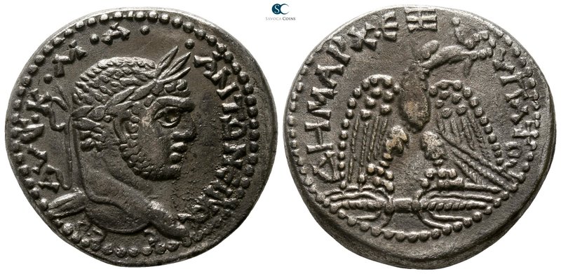 Seleucis and Pieria. Seleuceia Pieria. Caracalla AD 198-217. 
Tetradrachm AR
...