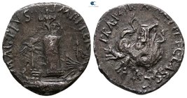 The Pompeians. Sextus Pompey 40-39 BC. Uncertain mint in Sicily. Denarius AR