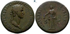 Nerva AD 96-98. Rome. Sestertius Æ
