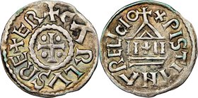 Carolingian. Charles the Bald (840-877) Denier ND (840-864) XF45 NGC, No mint (possibly Orleans), Class 1, cf. Rob-1321, cf. MEC I-846, cf. Dep-1189, ...