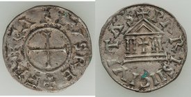 Carolingian. Charles the Bald (840-877) Denier ND (840-864) Good VF (deposits, edge cracks), Paris mint, Class 1, Rob-1313, MEC I-843, MG-827, Dep-762...