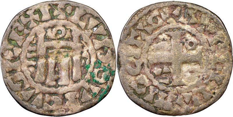 Louis VI (1108-1137) Denier ND VF20 NGC, Orleans mint, Rob-Unl., Dup-120var. 19m...