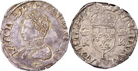 Charles IX (1560-1574) Teston 1566-L XF40 NGC, Bayonne mint, Third type, Dup-1069. 9.50gm. Preserving nearly full legibility highlighted by golden ton...