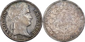 Napoleon 5 Francs 1812-A XF45 NGC, Paris mint, KM694.1. Lustrous for the assigned grade and showing attractive steel blue tone along the edges. Sold w...
