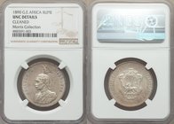 German Colony. Wilhelm II Rupie 1890 UNC Details (Cleaned) NGC, KM2. Exceptionally glassy and perhaps the smallest degree prooflike in the fields, thi...