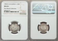 German Colony. Wilhelm II 1/2 Mark 1894-A MS65+ NGC, Berlin mint, KM4. A great conditional rarity for this extremely iconic and covetable bird of para...