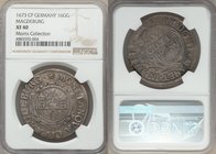 Magdeburg. Free City 16 Gute Groschen (Taler) 1673-CP XF40 NGC, KM306. An absolutely delightful city taler, struck just minorly off-center with incred...