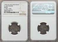 Kings of All England. Edward the Confessor (1042-1066) Penny ND (1059-1062) AU50 NGC, York mint, Thor as moneyer, Hammer Cross type, S-1182, N-828var ...