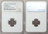 Henry VII (1485-1509) Penny ND VF Details (Reverse Scratched) NGC, Tower mint, No mm, Sovereign Type, S-2228. 0.69gm. Notably presentable and glossy f...