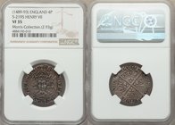 Henry VII (1485-1509) Groat (4 Pence) ND (1489-1493) VF35 NGC, Tower mint, Cinquefoil mm, S-2195. 2.93gm. Featuring a strong portrait of the king acco...