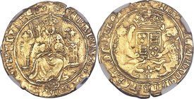 Henry VIII (1509-1547) gold 1/2 Sovereign ND (1544-1547) XF40 NGC, Tower mint, Pellet in Annulet mm, Third Coinage, S-2294, N-1827. 30mm. 6.17gm. (pel...