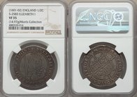 Elizabeth I (1558-1603) 1/2 Crown ND (1601-1602) VF35 NGC, Seventh issue, "1" mm, S-2583, N-2013 (R). 14.97gm. Struck to an unusual precision for the ...