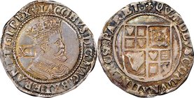 James I Shilling ND (1623-1624) VF35 NGC, Tower mint, Lis mm, S-2668. A deep blue cabinet patina marks this pleasing specimen, which is further graced...