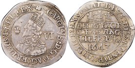 Charles I "Declaration" 6 Pence 1643 VF25 NGC, Oxford mint, Book mm, KM203.2, S-2980A. 26mm. 2.77gm. Notably well struck in the legends for a characte...
