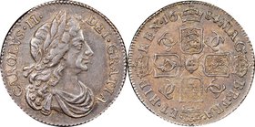 Charles II 6 Pence 1684 XF45 NGC, KM441, ESC-581 (prev. ESC-1524). Patinated to a beautiful argent and considerably well-struck for the grade, some ev...