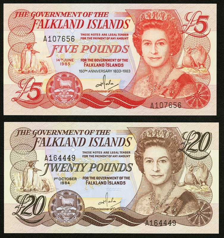 Falkland Islands Government of the Falkland Islands 50 Pence 25.9.1969 Pick 10a;...