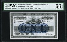 Northern Ireland National Bank Limited 1 Pound 1940 Pick 178b PMG Gem Uncirculated 66 EPQ. 

HID09801242017