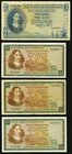 South Africa Reserve Bank Group Lot of 4 Examples Fine-Extremely Fine. 

HID09801242017