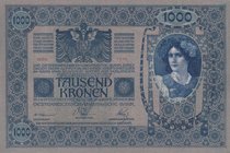 Austria, 1000 Kronen, 1920, UNC, p48
serial number: 1840
Estimate: $ 100-200