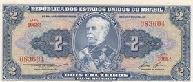Brasil, 2 Cruzeiros, 1953, UNC, KM:157Ac
serial number: 1068A 083604
Estimate: $ 10-20