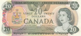 Canada, 20 Dollars, 1979, XF, p93c
serial number: 51007057575, Portrait of Queen Elizabeth II
Estimate: $ 40-60