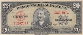 Cuba, 20 Pesos, 1949, VF, p80
serial number: E820767A
Estimate: $ 10-20