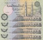 Egypt, 50 Piastres, 2008, UNC, p62, (Total 4 banknotes)fdz
Estimate: $ 5-10