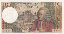 France, 10 Francs, 1971, VF (+), p147c
serial number: W650 67603
Estimate: $ 25-50