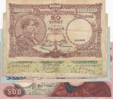 France, 4 Pieces Mixing Condition Banknotes
Portugal, 100 Escudos, 1965, XF/ Portugal, 500 Escudos, 1979, VF/ Belgium, 50 Francs of 10 Belga, 1938, P...