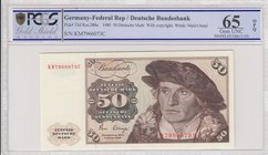 Germany, 50 Mark, 1980, UNC, p33d
PCGS 65 OPQ, serial number: KM 7966073C
Estimate: $ 100-200