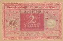 Germany, 2 Mark, 1920, UNC, p59, HALF BUNDLE
Consecutive serial number total 50 banknotes
Estimate: $ 200-400