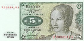 Germany Federal Republic, 5 Mark, 1980, UNC, p30b
serial number: B 9305915 S, Portrait of Young Venetian Women by Albrecht Dürer
Estimate: $ 10-20