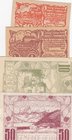 Germany, Notgeld, 10 Pfennig (2), 20 Pfennig and 50 Pfennig, 1920/1921, UNC, (Total 4 banknotes)
Gemeinde Berg
Estimate: $ 15-30