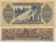 Greece, 1000 Drachmai and 5000 Drachmai, 1941 / 1942, XF (+) / AUNC (-), p117 / p119, (Total 2 banknotes)
Estimate: $ 5-10