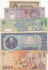 Greece, Total 8 banknotes, VF / UNC condition
500.000 Drachmai 1944 XF, 50 Drachmai 1939 XF +), 1000 Drachmai 1970 AUNC, 1000 Drachmai 1939 VF (+), 5...