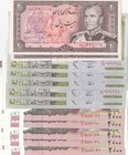 Iran, 12 Pieces UNC Banknotes
20 Rials, 1974-79 (x2)/ 500 Rials, 2003 (x5)/ 2000 Rials, 2005 (x5)
Estimate: $ 10-20