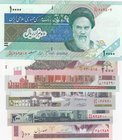 Iran, 100 Rials, 200 Rials, 500 Rials, 1000 Rials, 2000 Rials ve 10.000 Rials, UNC, (Total 6 banknotes)
Estimate: $ 25-50
