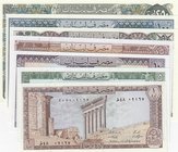 Lebanon, 1 Livres, 5 Livres, 10 Livres, 25 Livres, 50 Lives, 100 Livres and 250 Livres, 1964-1978, UNC, p61-67, (Total 7 banknotes)
Estimate: $ 15-30