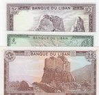 Lebanon, 3 Pieces UNC Banknotes
5 Livres, 1986/ 10 Livres, 1986/ 25 Livres, 1983
Estimate: $ 10-20