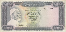 Libya, 10 Dinars, 1971, XF, p37a
serial number: A/5 821792
Estimate: $ 20-40